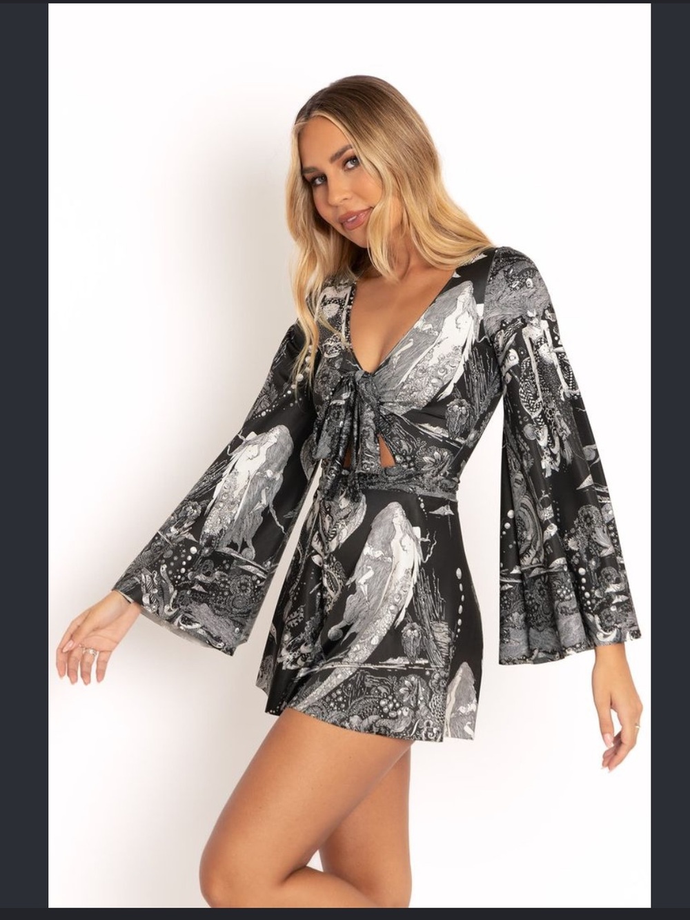 Blackmilk Siren’s Call Mermaid Romper ✨NWT ✨ SMALL 🧜‍♀️
